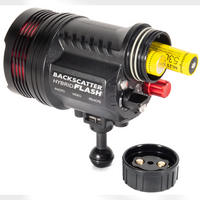 BACKSCATTER HYBRID FLASH UNDERWATER STROBE & VIDEO LIGHT WITH NITECORE BATTERY