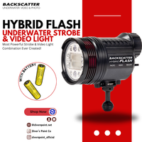 BACKSCATTER HYBRID FLASH UNDERWATER STROBE & VIDEO LIGHT WITH NITECORE BATTERY