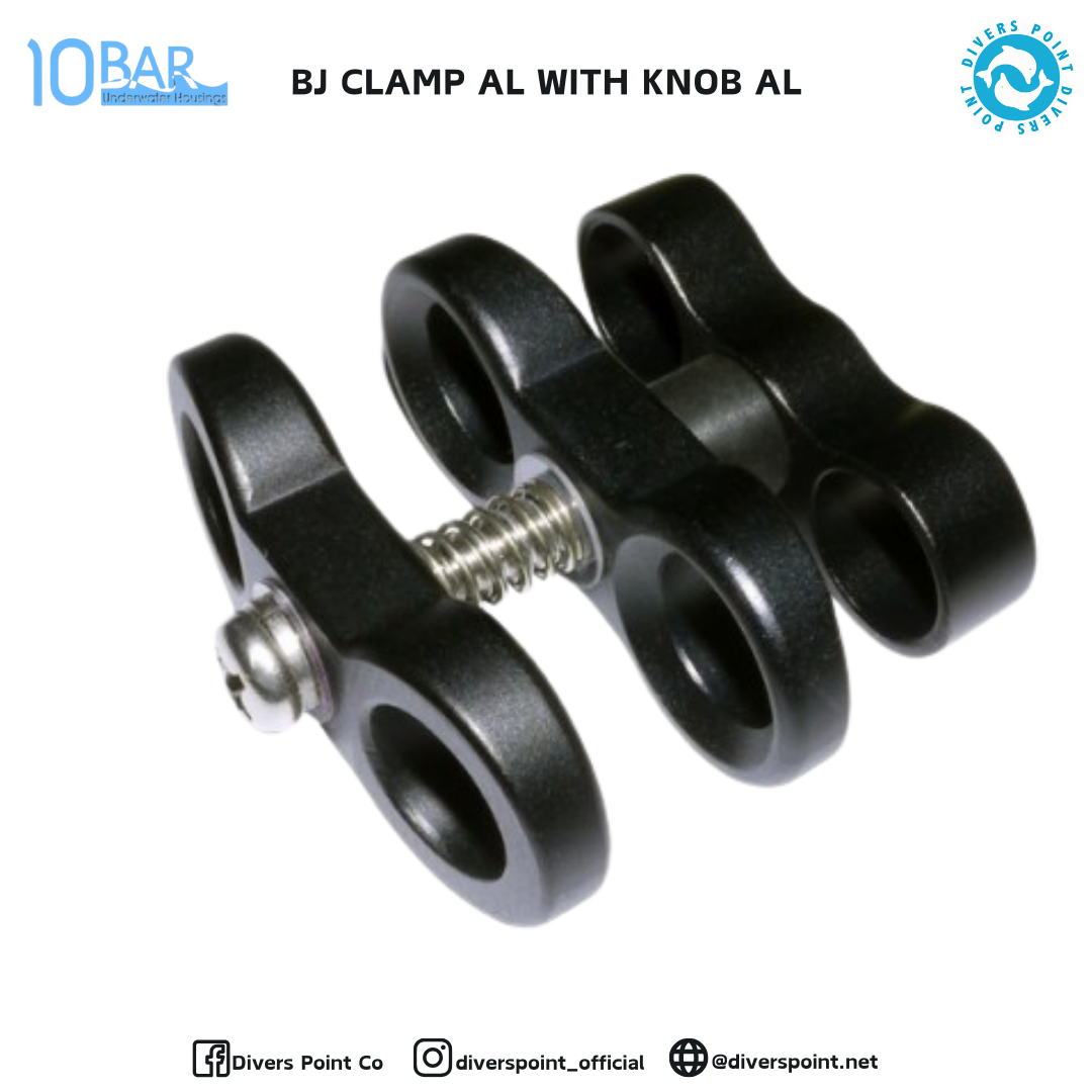 10BAR BJ CLAMP AL WITH KNOB AL