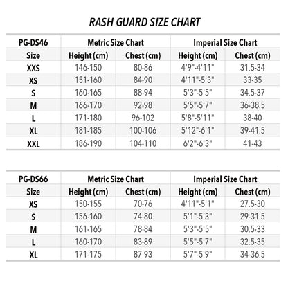 IST PG-DS46 PURIGUARD + ICOOL RASH GUARD (UNI-SEX)