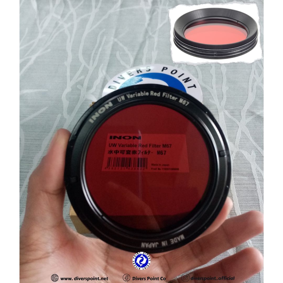 INON UW VARIABLE RED FILTER M67