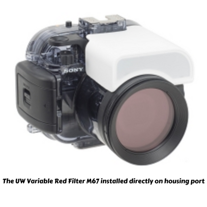 INON UW VARIABLE RED FILTER M67