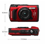 OLYMPUS OM SYSTEM TOUGH TG-7 CAMERA & PT-059 UNDERWATER HOUSING