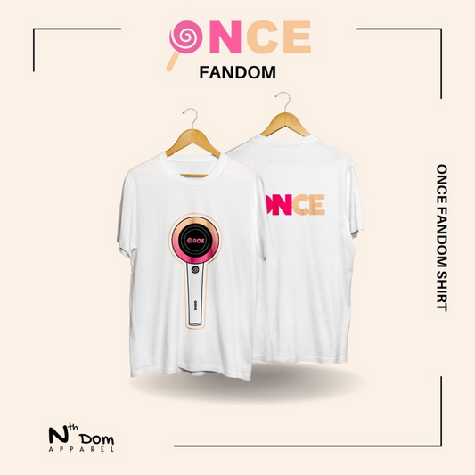 NthDOM APPAREL Kpop ONCE Fandom Lightstick Shirt