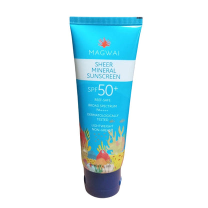 MAGWAI SHEER MINERAL SUNSCREEN SPF50+ 80ML