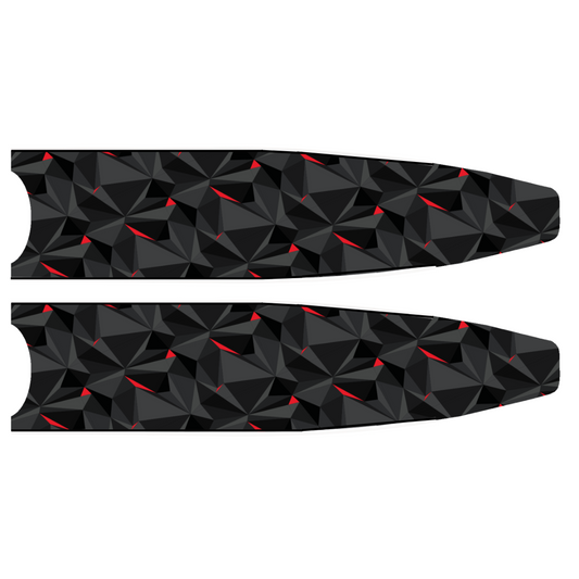 LEADERFINS LIMITED EDITION RED BLADE FIBERGLASS