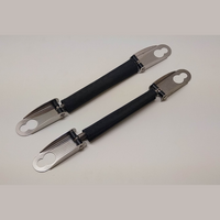 DP SPRING FIN STRAP WITH STAINLESS STEEL CLIP ON BUCKLES