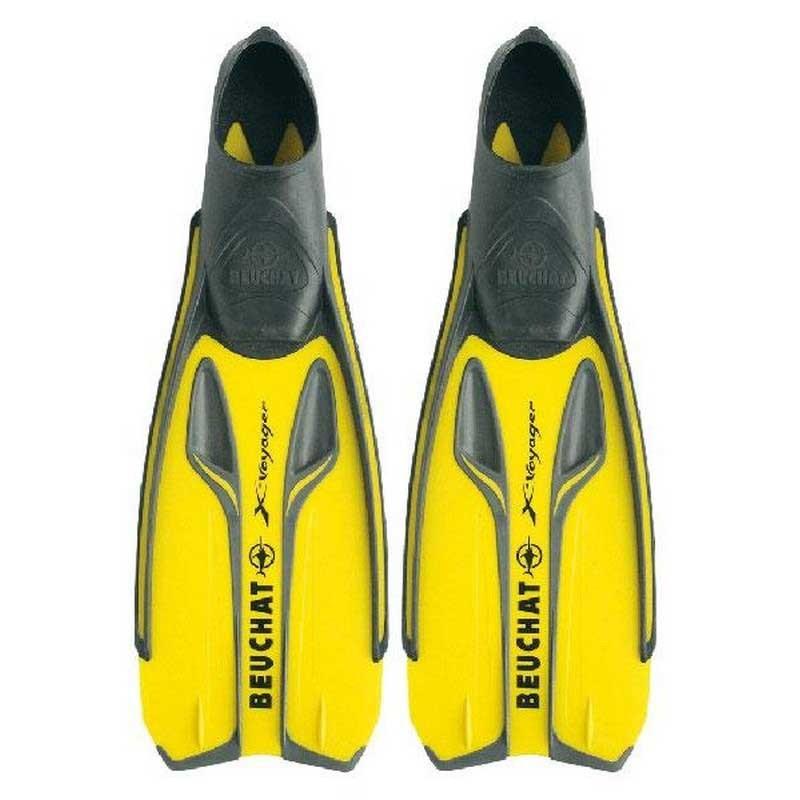 BEUCHAT X VOYAGER SHORT FINS YELLOW