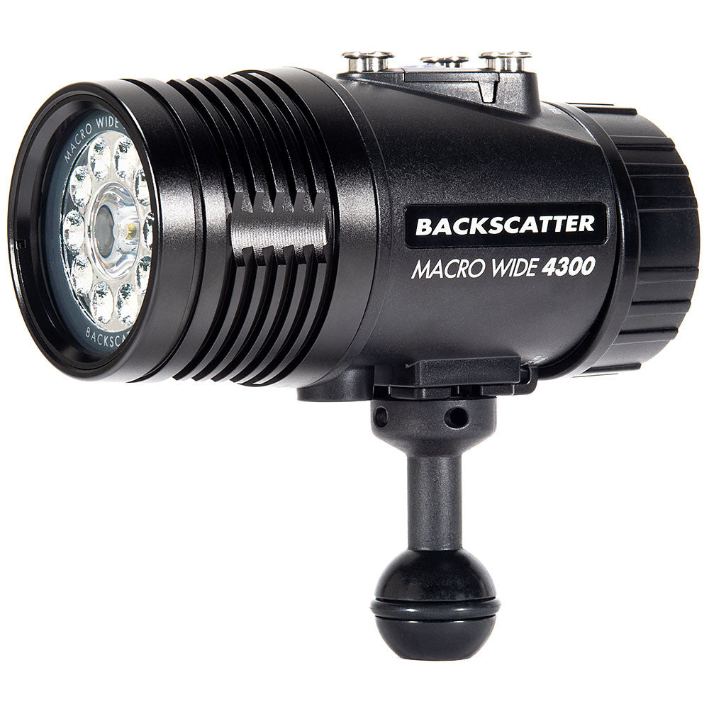 BACKSCATTER MW-4300 MACRO WIDE 4300 UNDERWATER VIDEO LIGHT