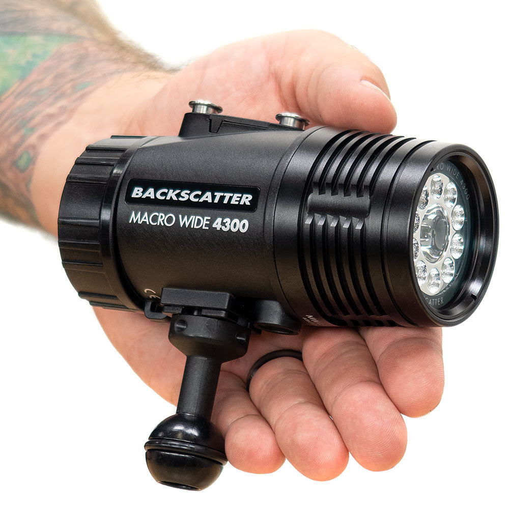 BACKSCATTER MW-4300 MACRO WIDE 4300 UNDERWATER VIDEO LIGHT