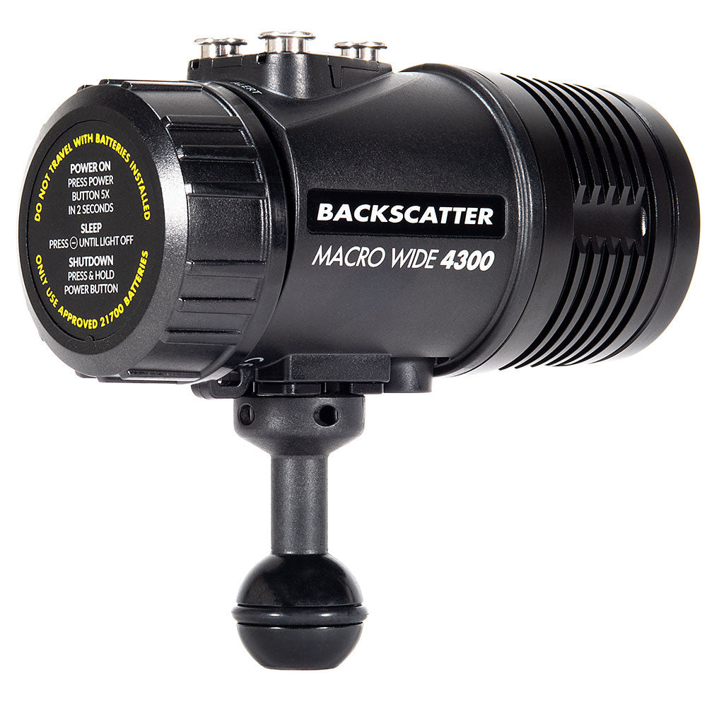 BACKSCATTER MW-4300 MACRO WIDE 4300 UNDERWATER VIDEO LIGHT