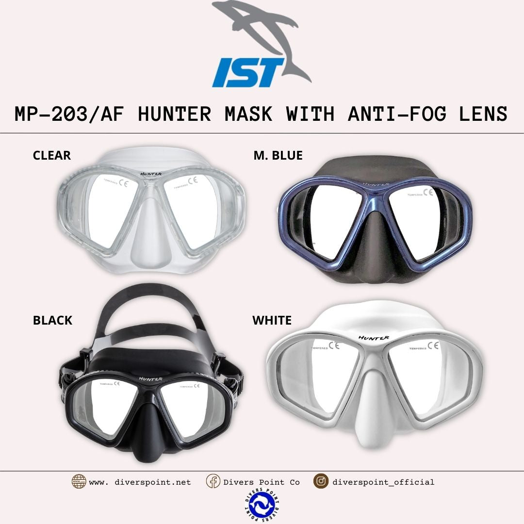 IST MP203/AF HUNTER MASK WITH  ANTI-FOG LENS