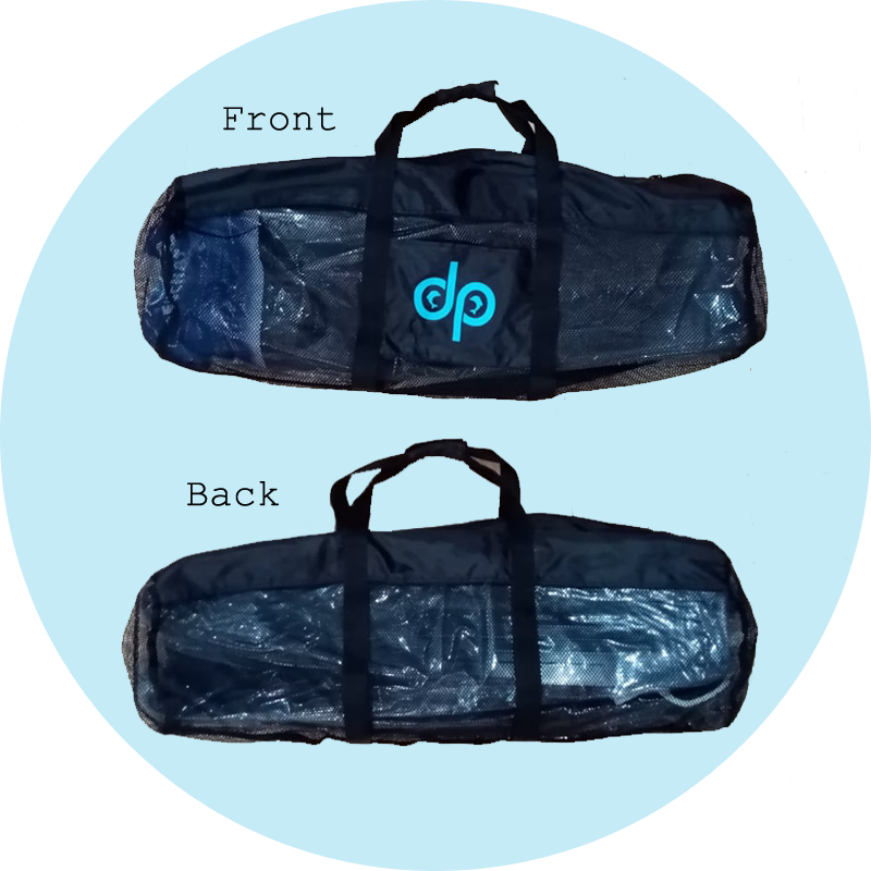 DP LONG FIN MESH DUFFEL BAG